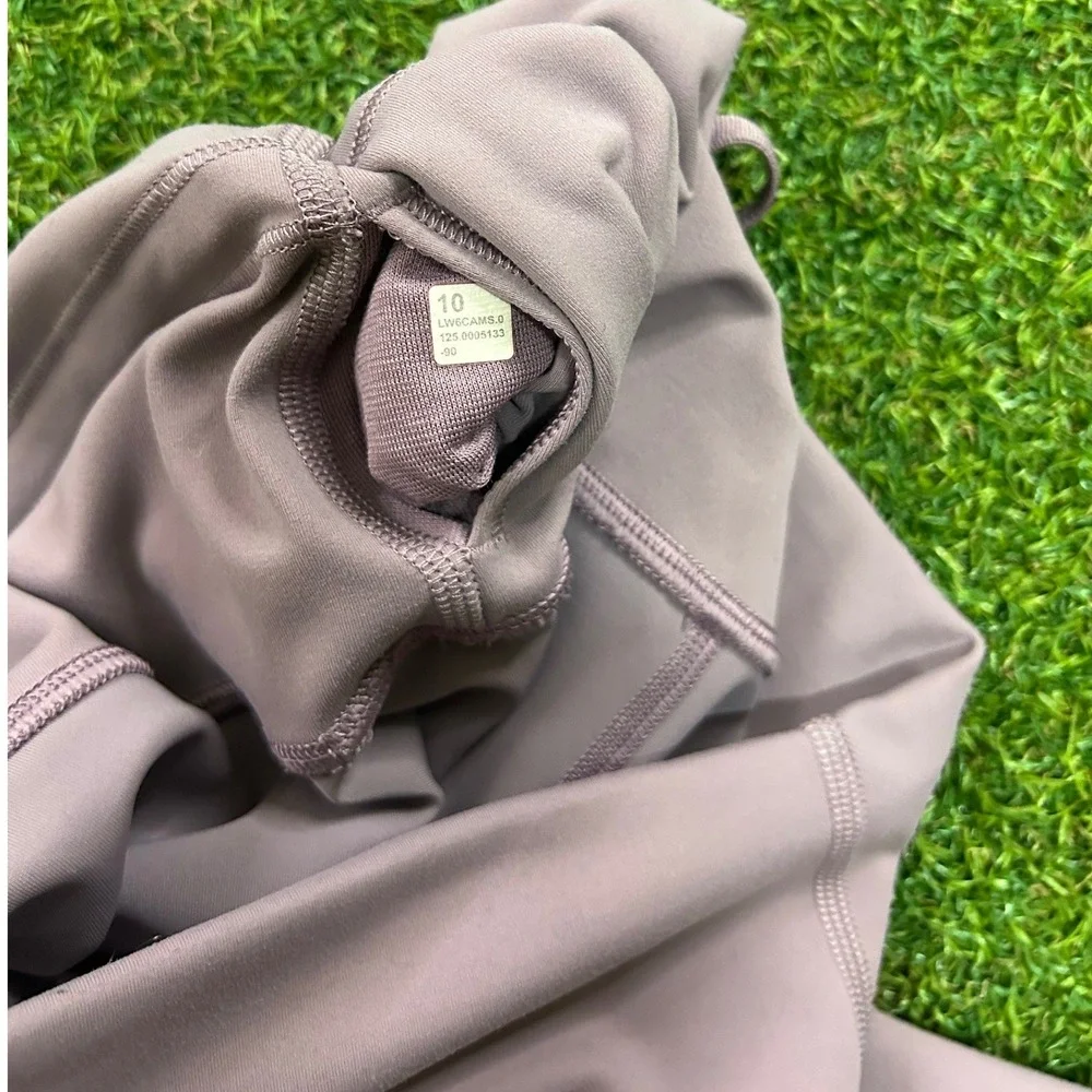 Lululemon Align High-Rise Crop 21 Purple Mauve Nulu Yoga Legging LW6CAMS Size 10